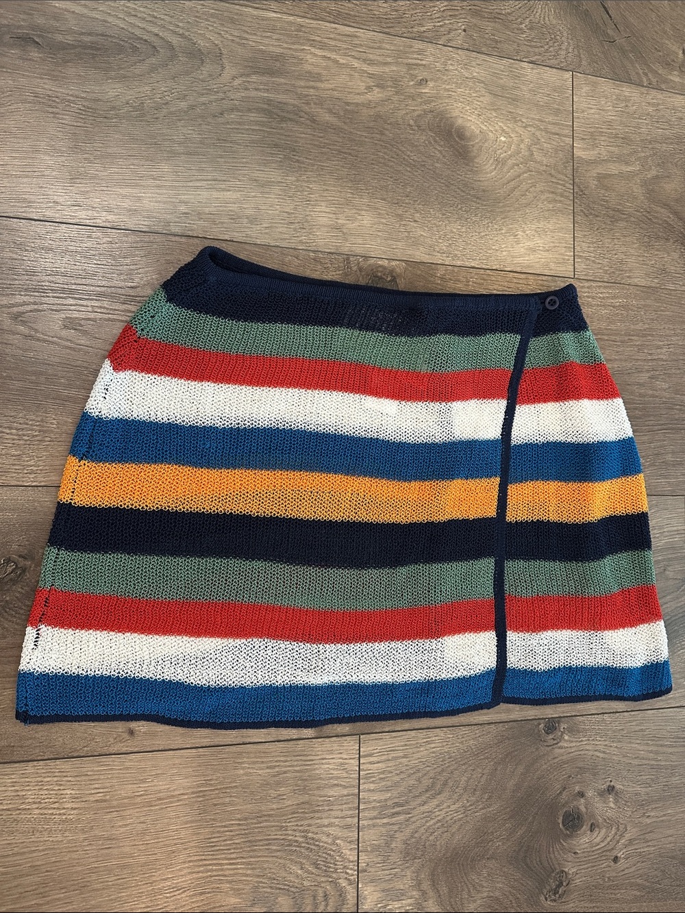 We Wore What Crochet Mini Skirt